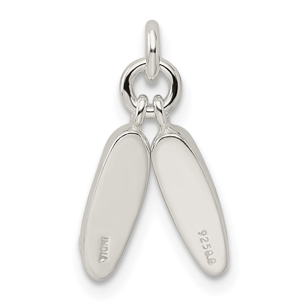 Sterling Silver Ballet Slippers Charm