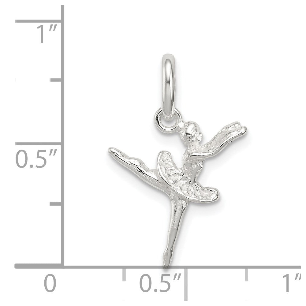 Sterling Silver Ballerina Charm