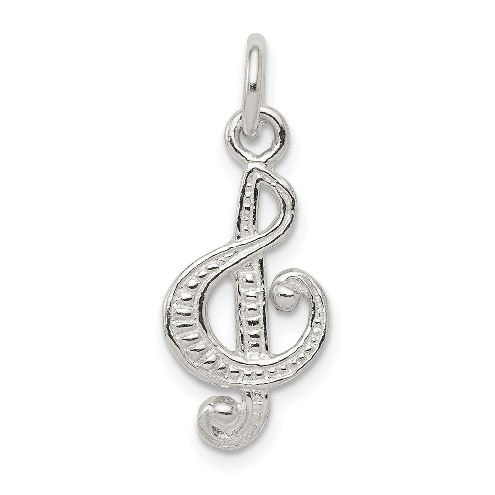 Sterling Silver Treble Clef Charm