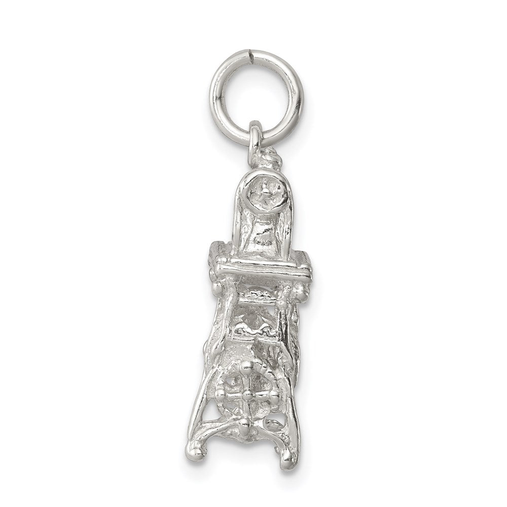 Sterling Silver Sewing Machine Charm