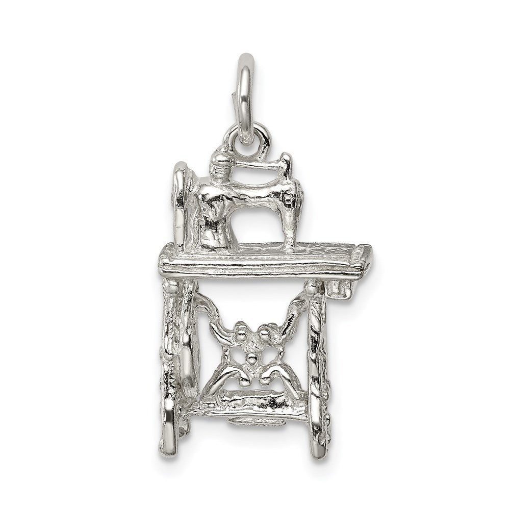 Sterling Silver Sewing Machine Charm