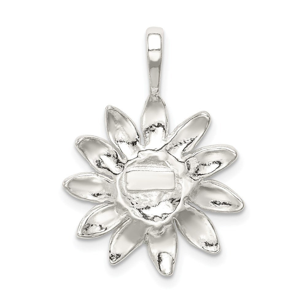 Sterling Silver Sunflower Pendant