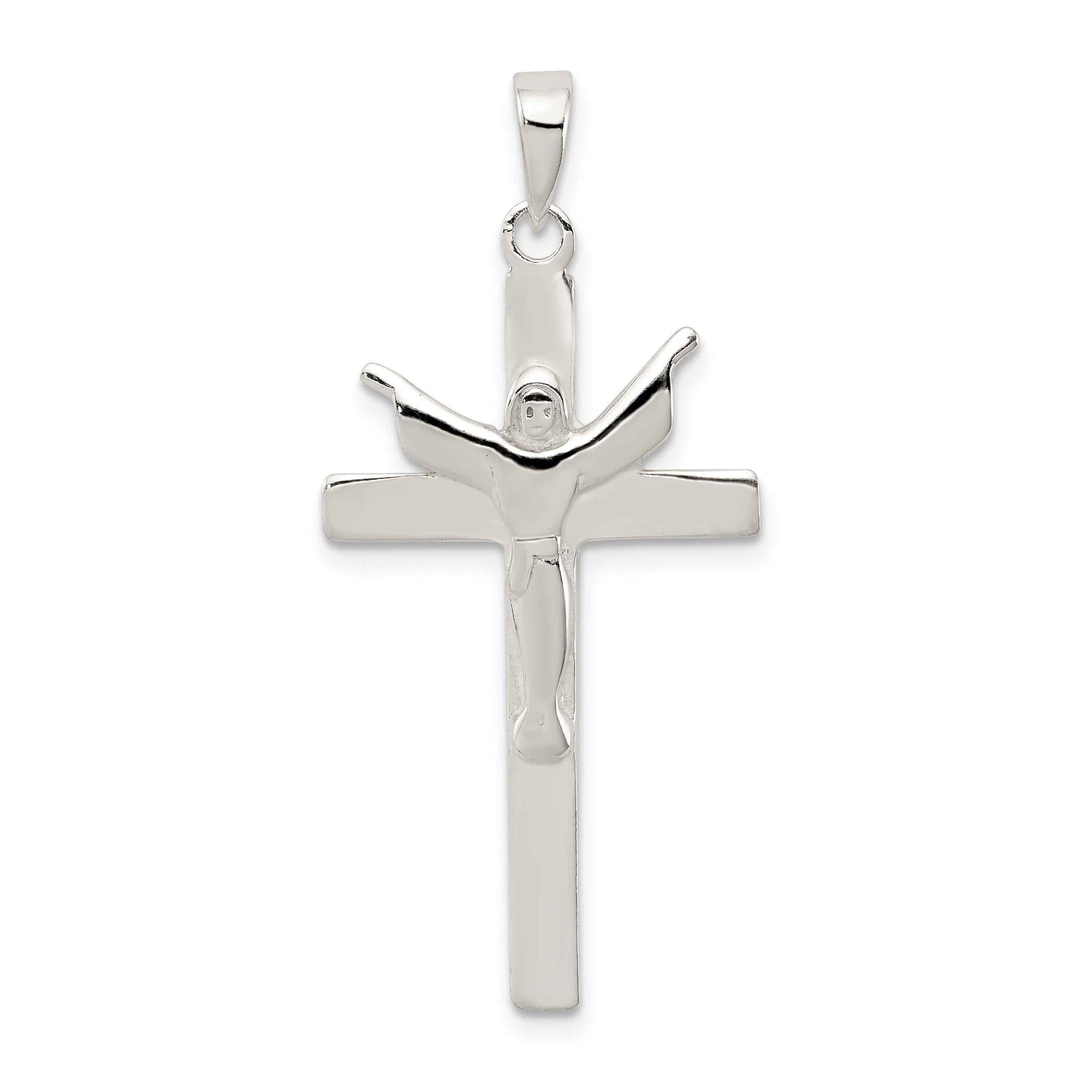 Sterling Silver Crucifix Pendant QC3403