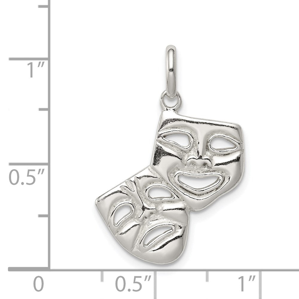 Sterling Silver Comedy/Tragedy Charm