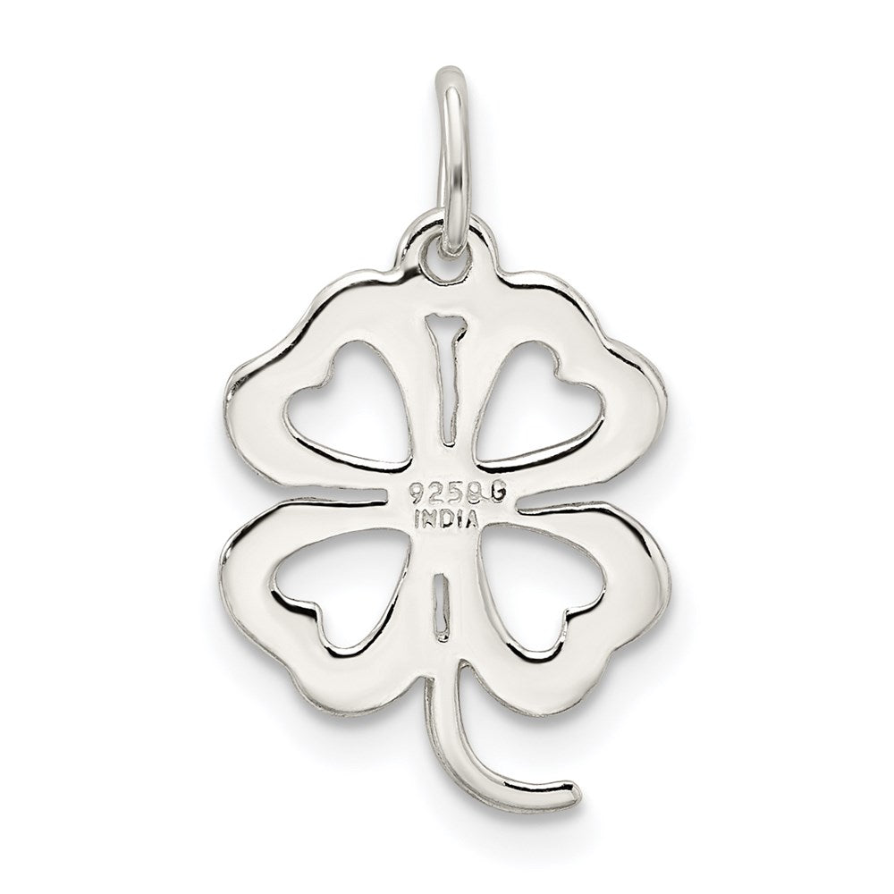 Sterling Silver 4-leaf Clover Charm