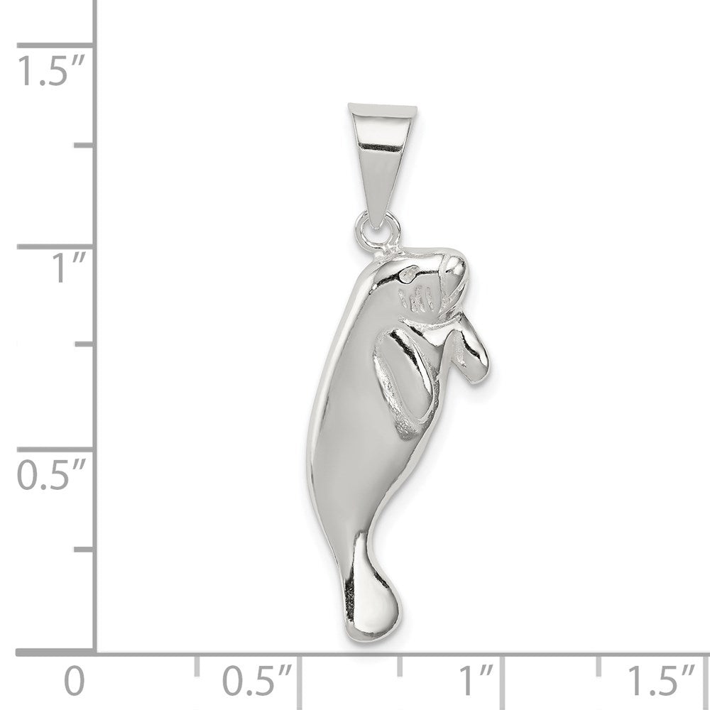 Sterling Silver Manatee Charm