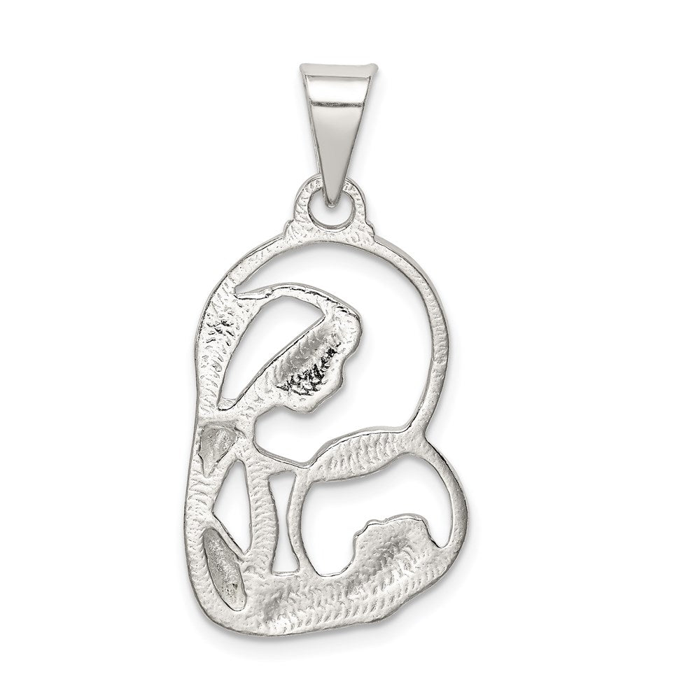 Sterling Silver Blessed Mary & Child Jesus Charm