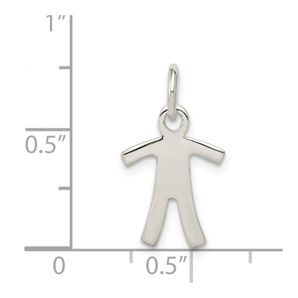 Sterling Silver Boy Charm