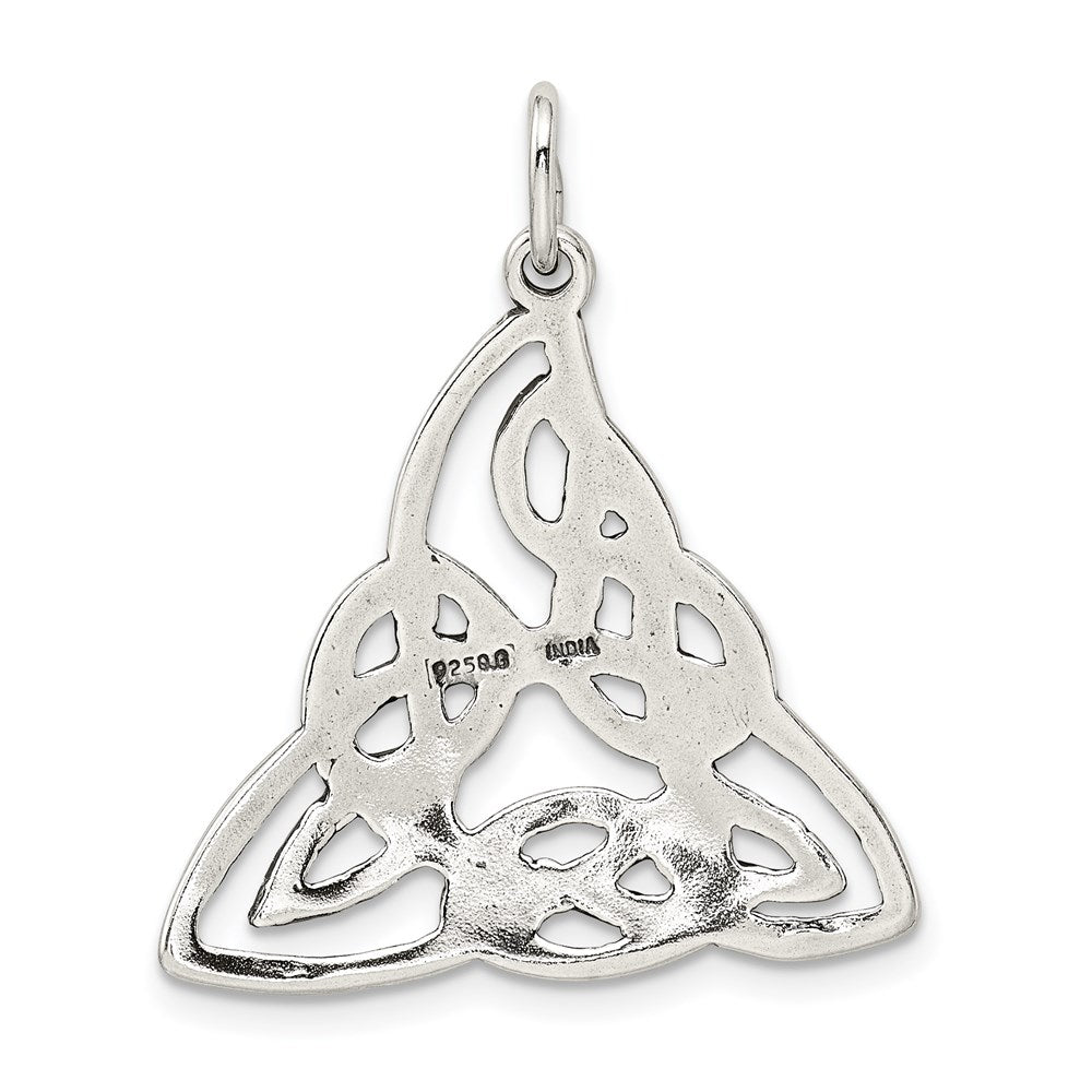 Sterling Silver Antiqued Celtic Charm