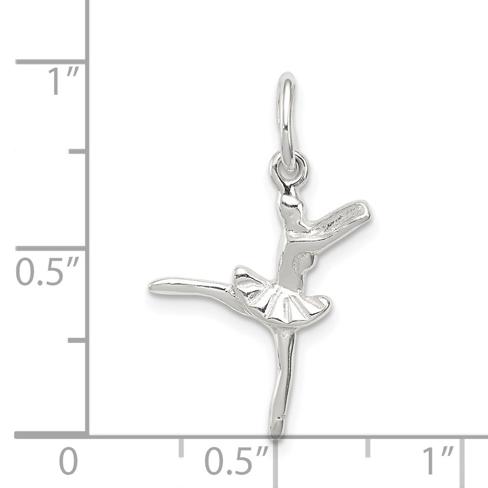 Sterling Silver Ballerina Charm