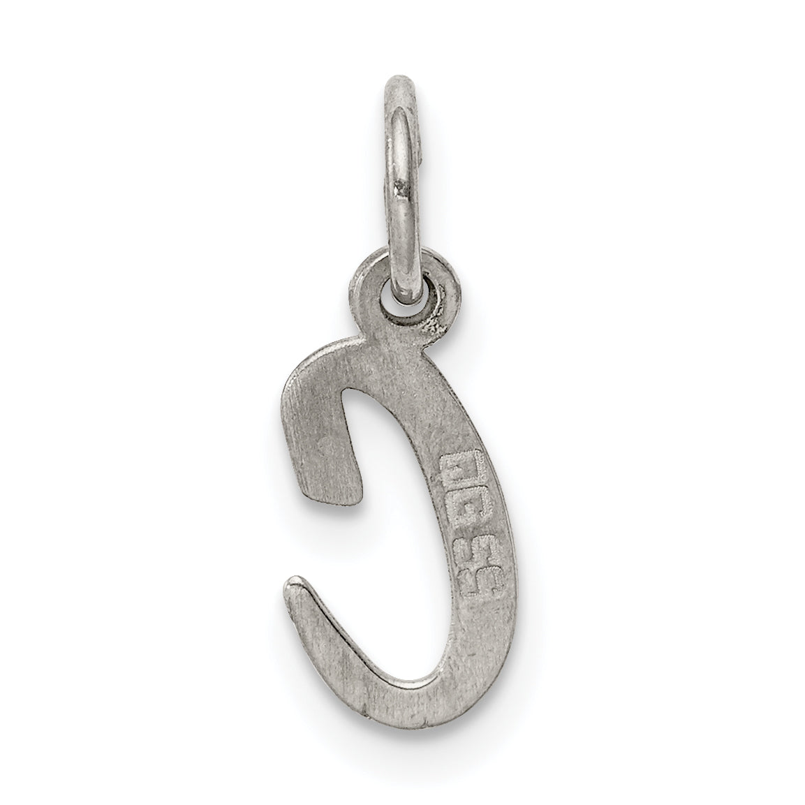 Sterling Silver Small Script Initial C Charm QC5080C