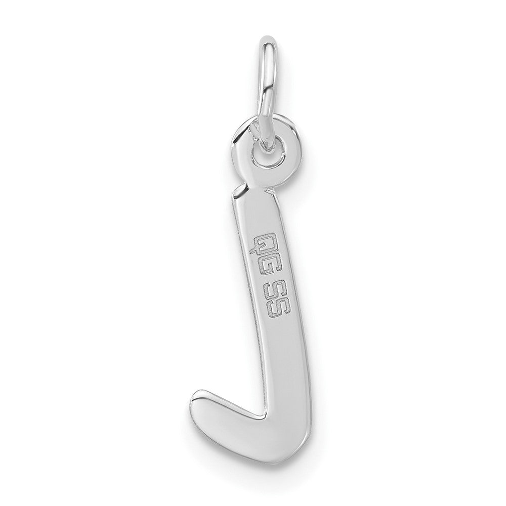 Sterling Silver Polished Medium Initial L Charm