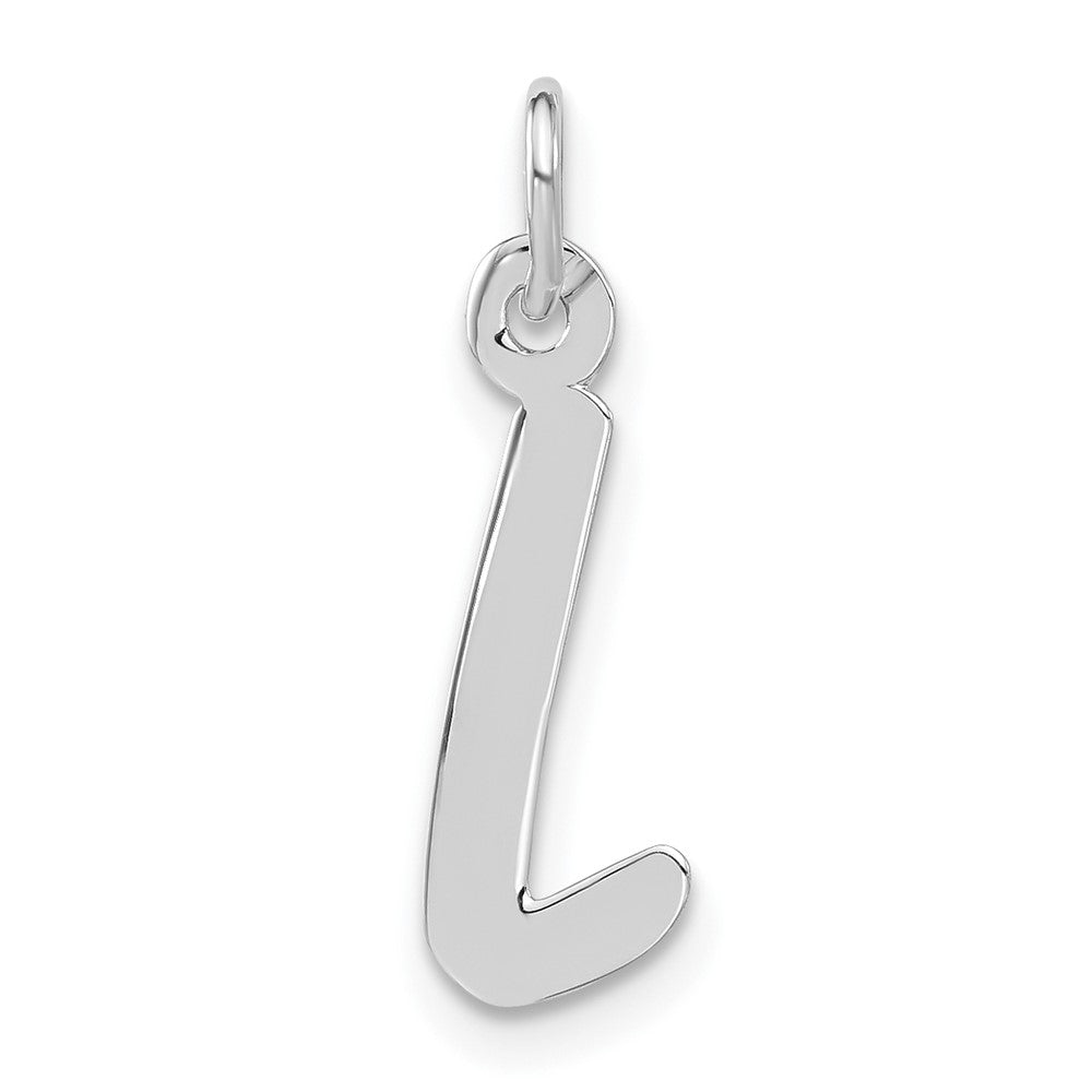 Sterling Silver Polished Medium Initial L Charm