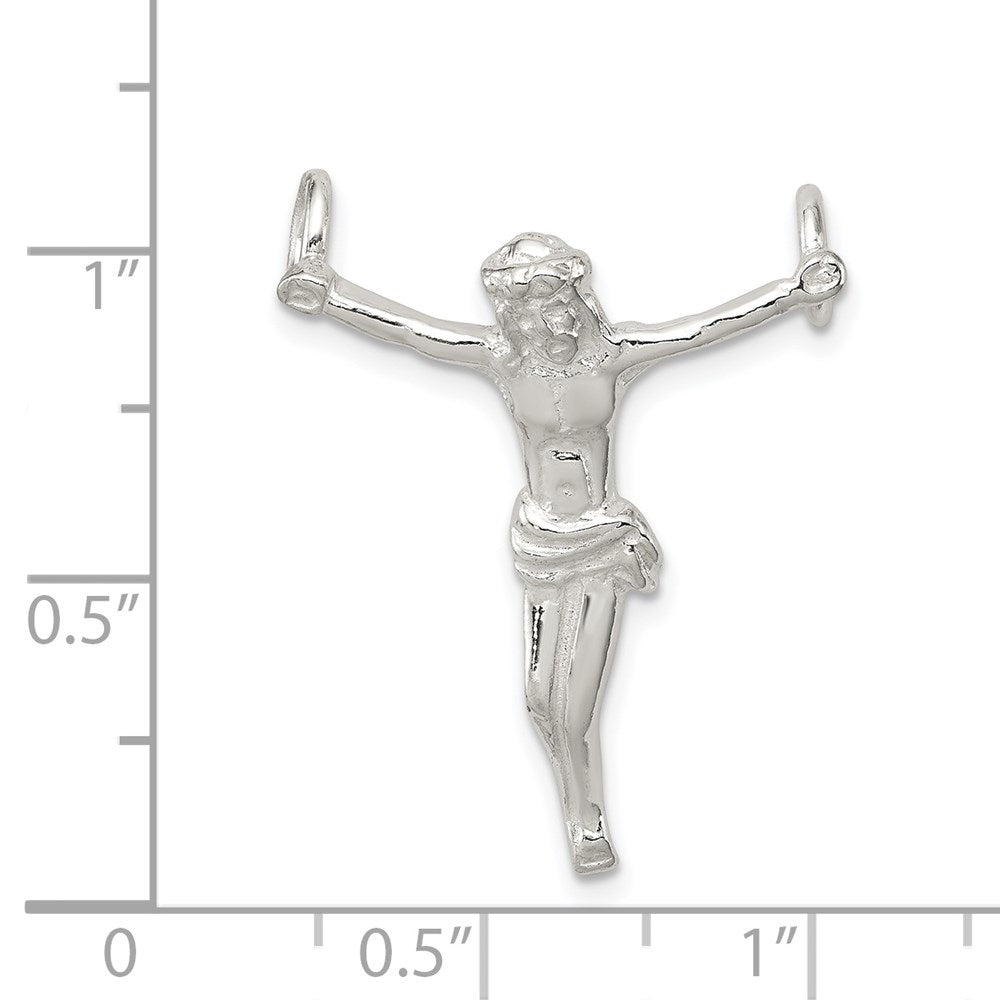 Sterling Silver Corpus (Crucified Christ) Pendant