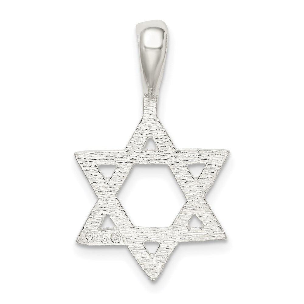 Sterling Silver Star of David Charm