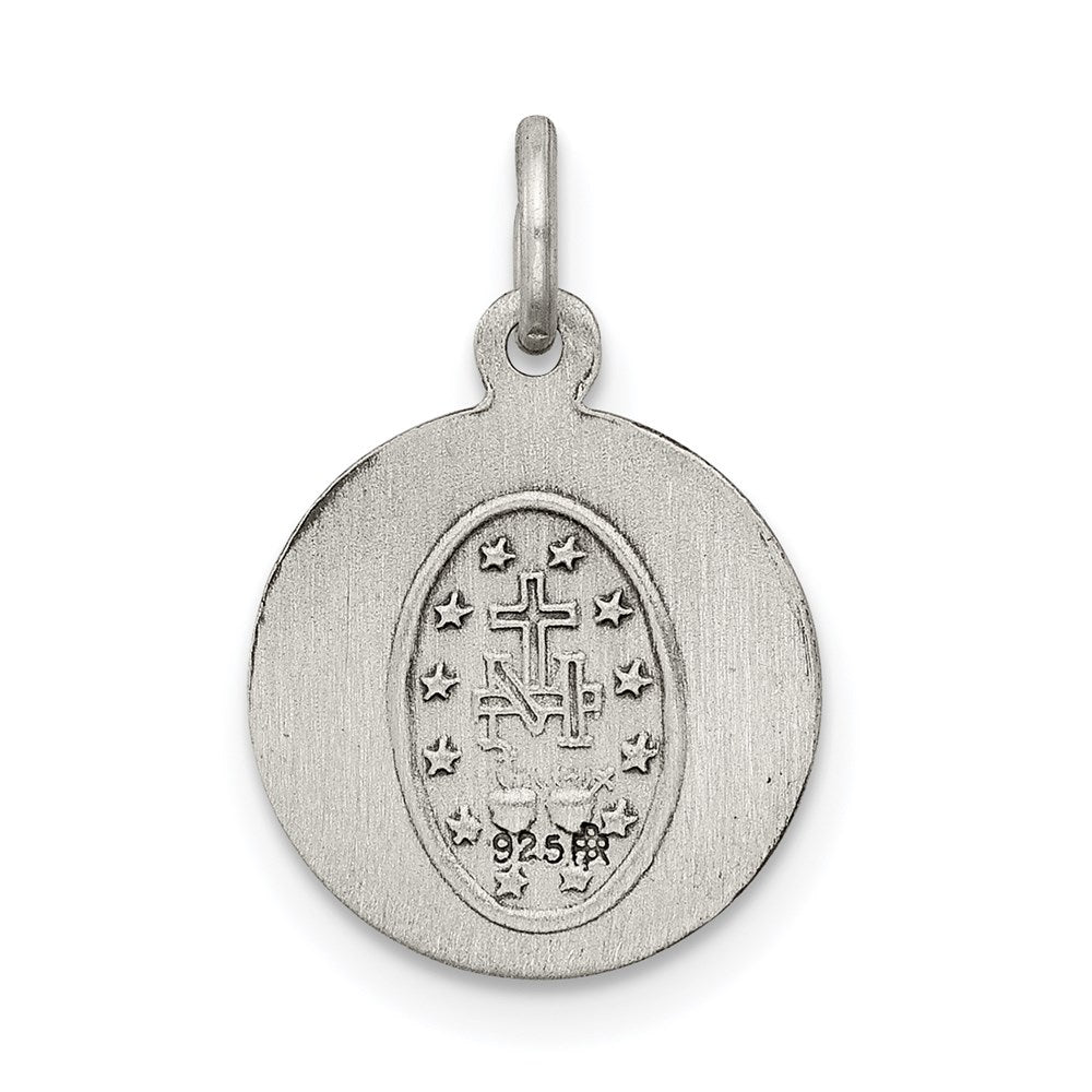 Sterling Silver Antiqued Miraculous Medal