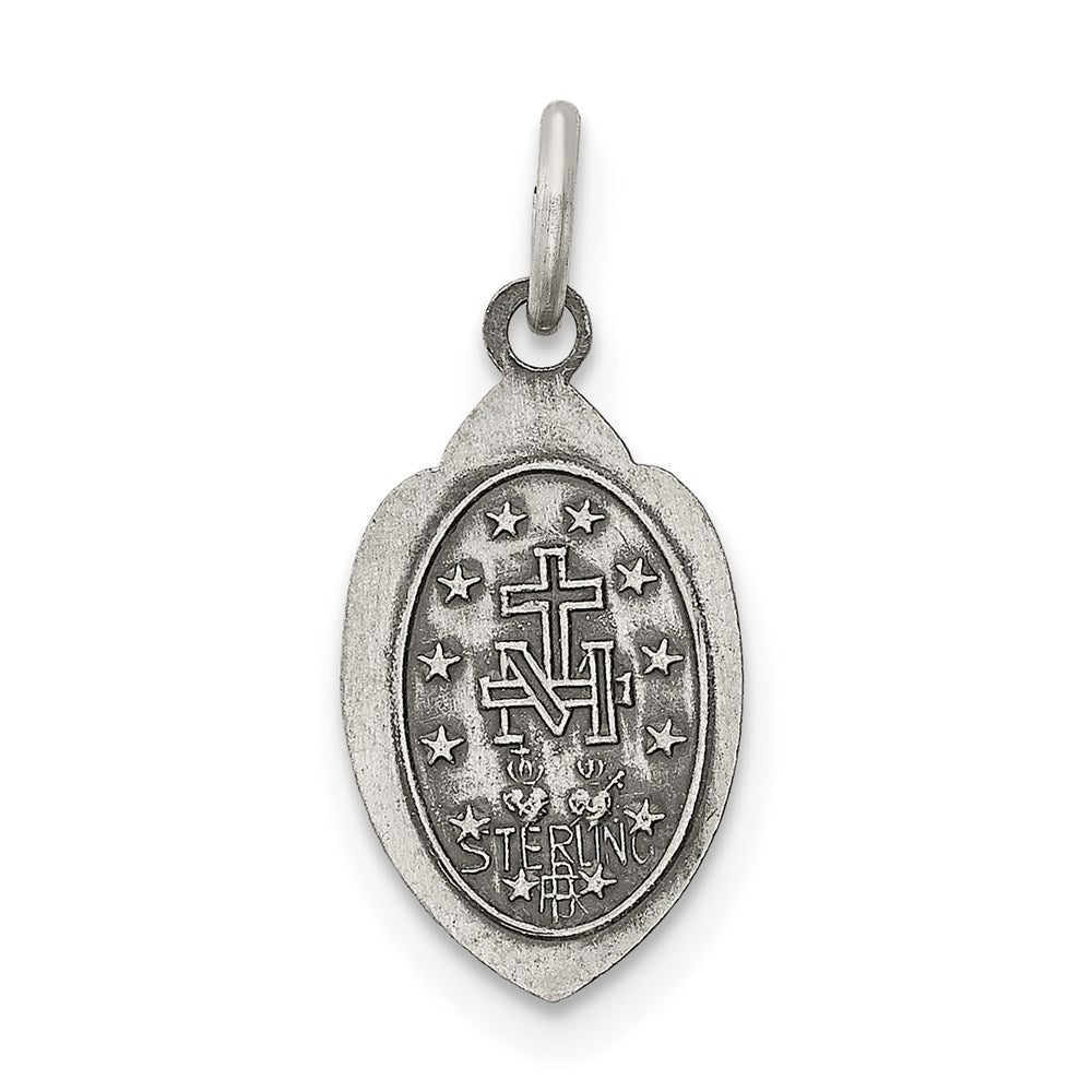 Sterling Silver Antiqued Miraculous Medal