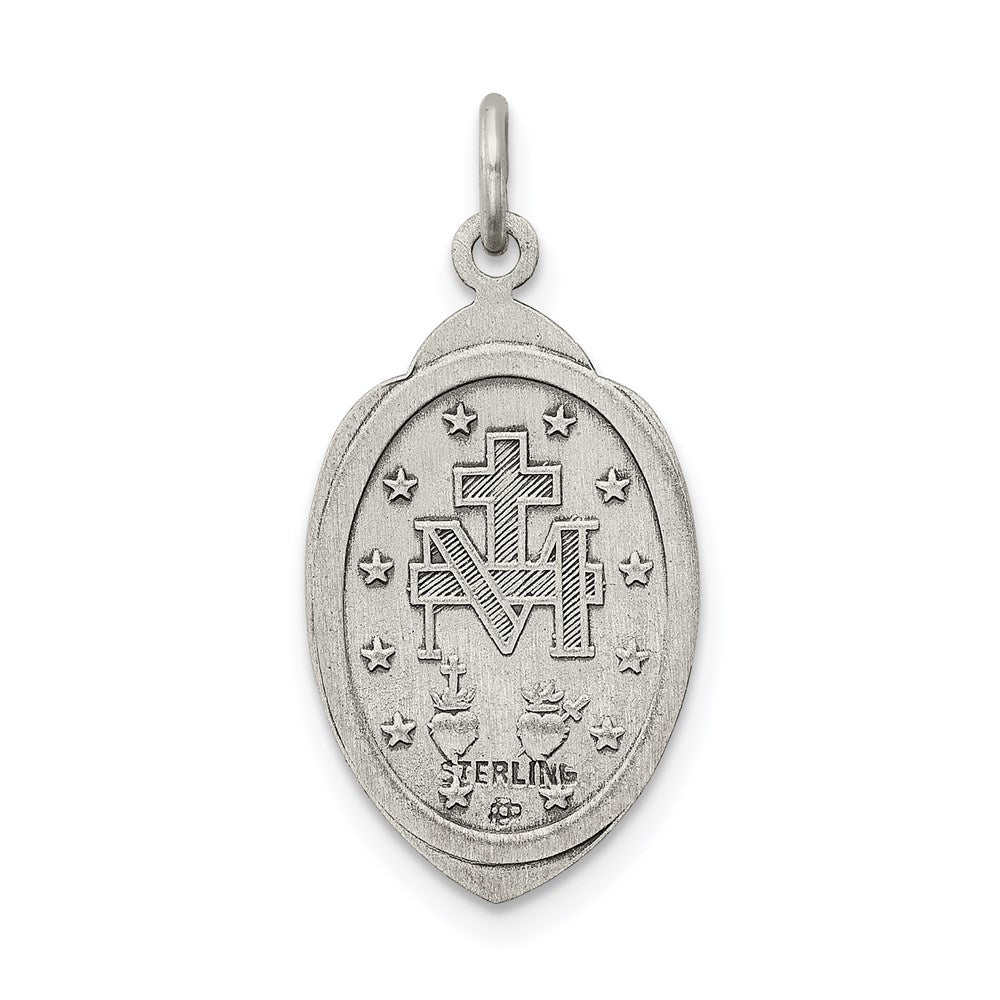 Sterling Silver Antiqued Miraculous Medal