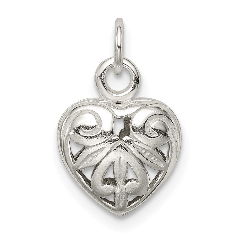 Sterling Silver Heart Charm