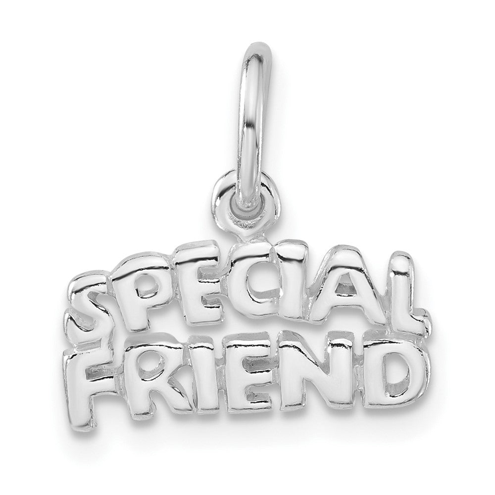 Sterling Silver Polished Special Friend Charm