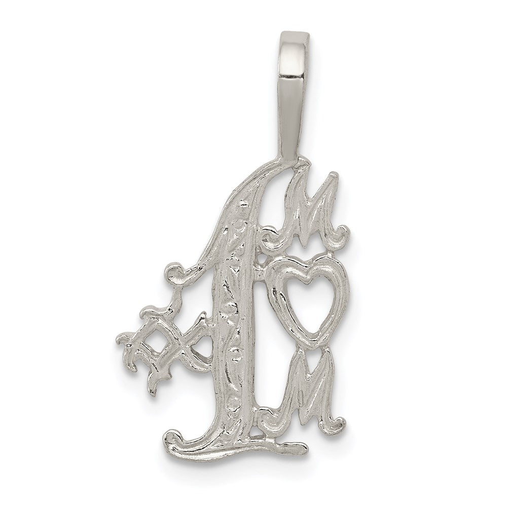 Sterling Silver #1 Mom Charm