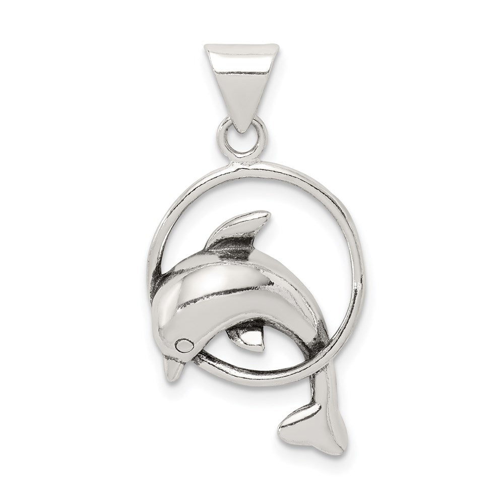 Sterling Silver Dolphin Charm