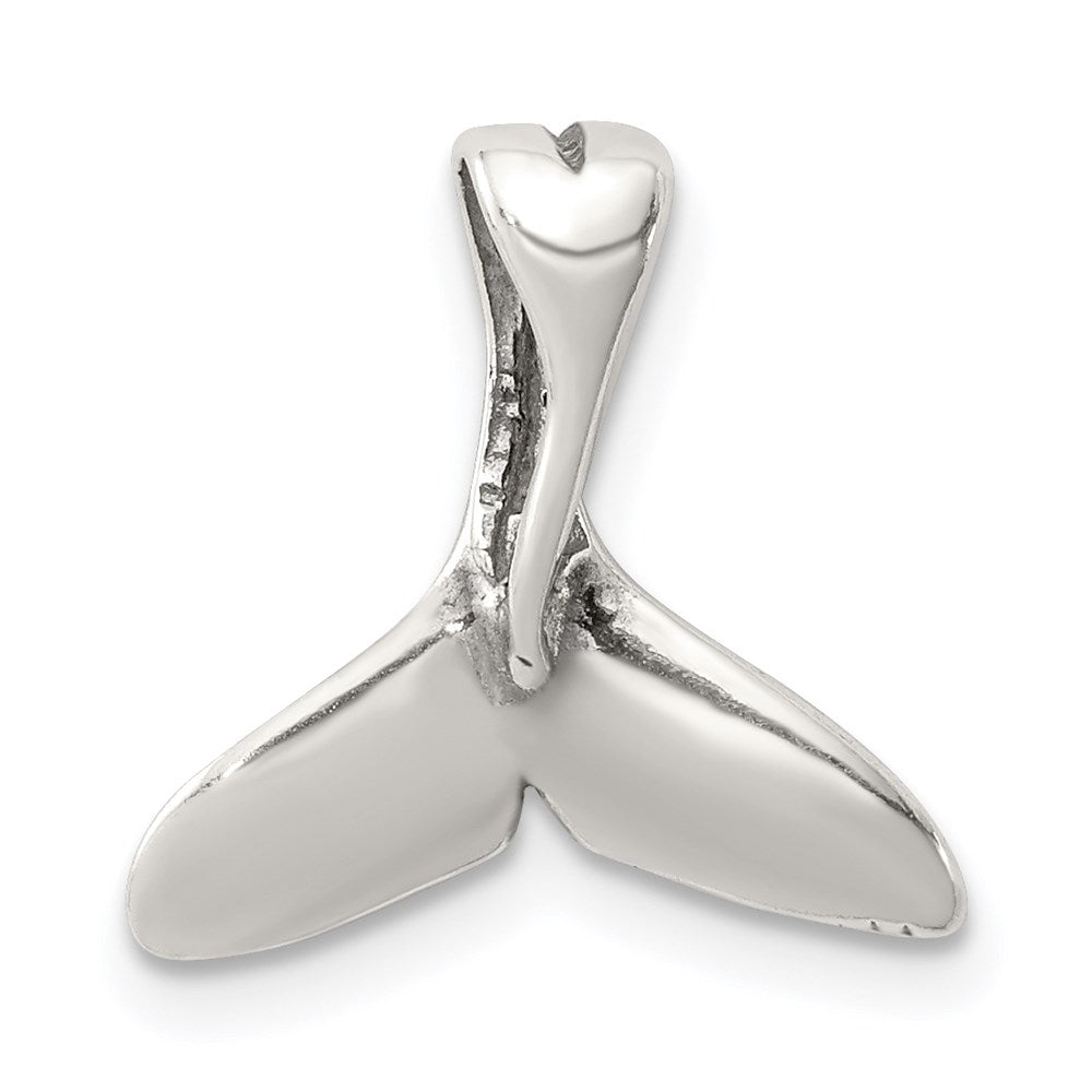 Sterling Silver Small Whale Tail Pendant