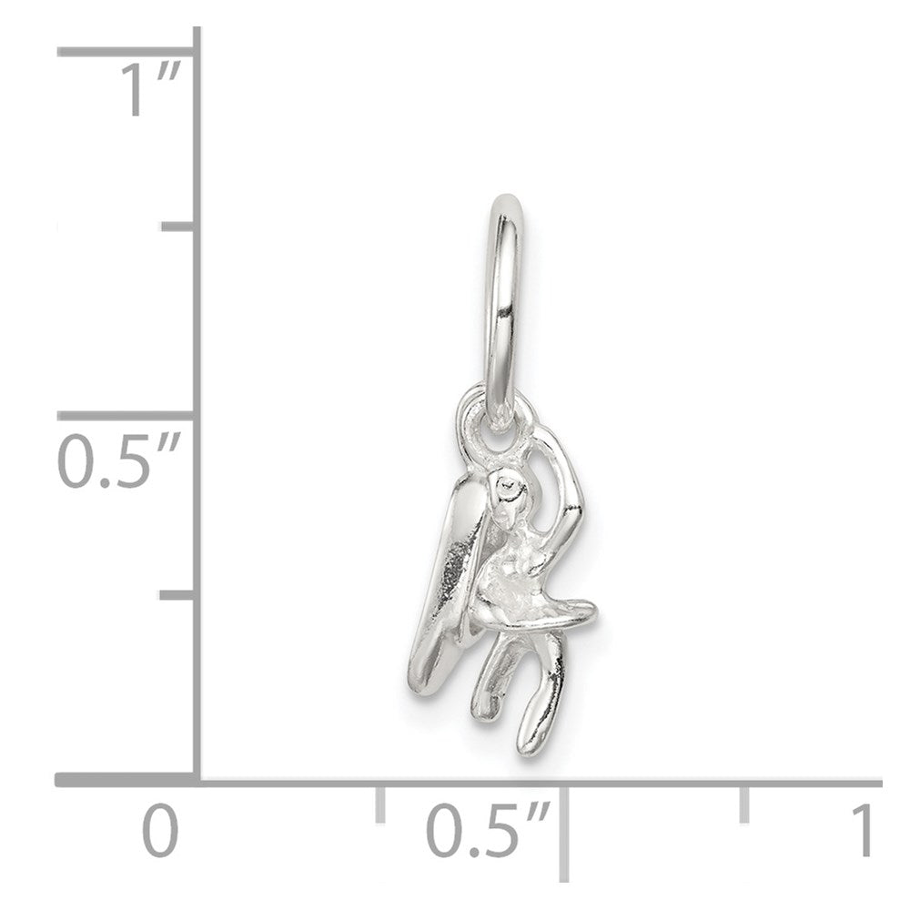 Sterling Silver Ballerina & Shoe Charm