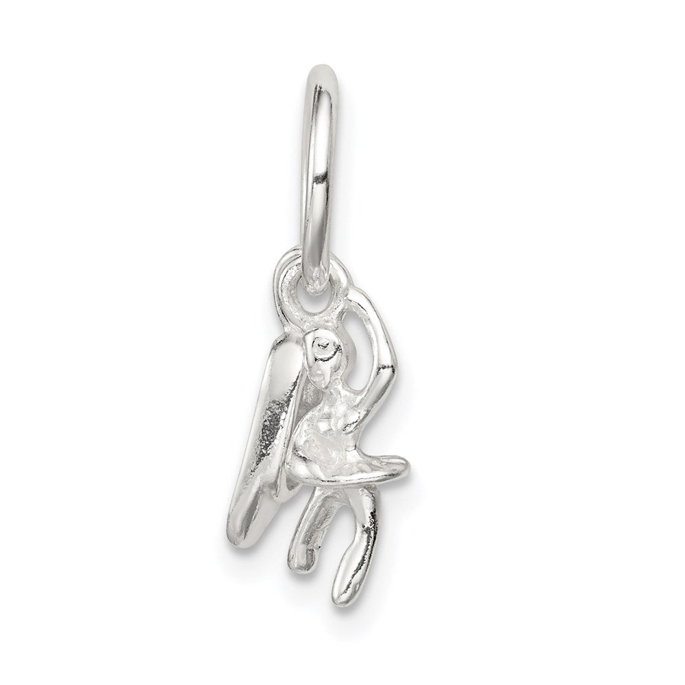 Sterling Silver Ballerina & Shoe Charm