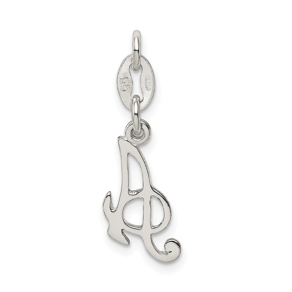 Sterling Silver Letter A Initial Charm