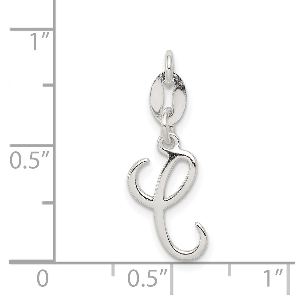 Sterling Silver Letter C Initial Charm