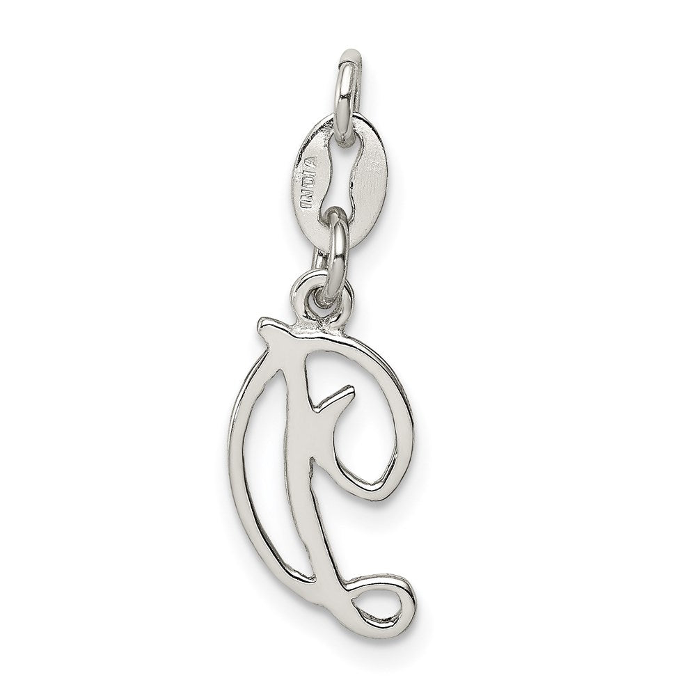 Sterling Silver Letter D Initial Charm