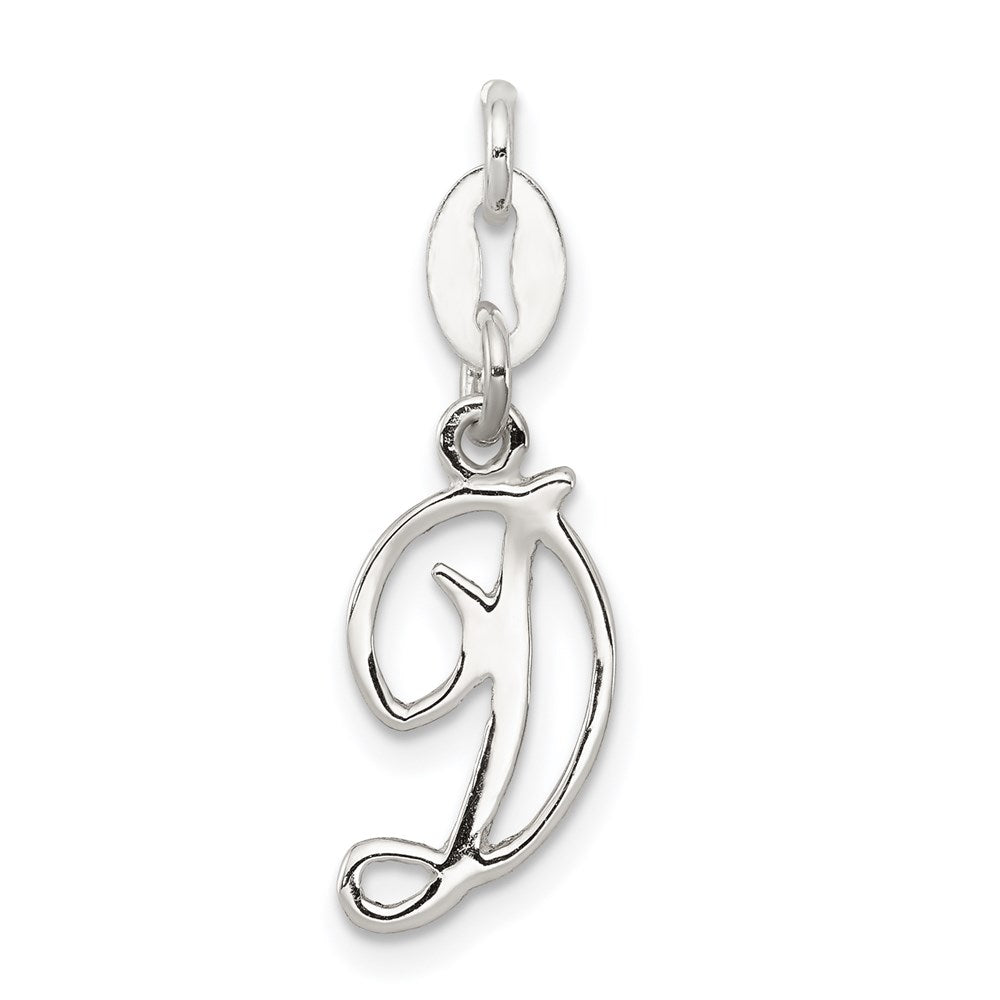 Sterling Silver Letter D Initial Charm