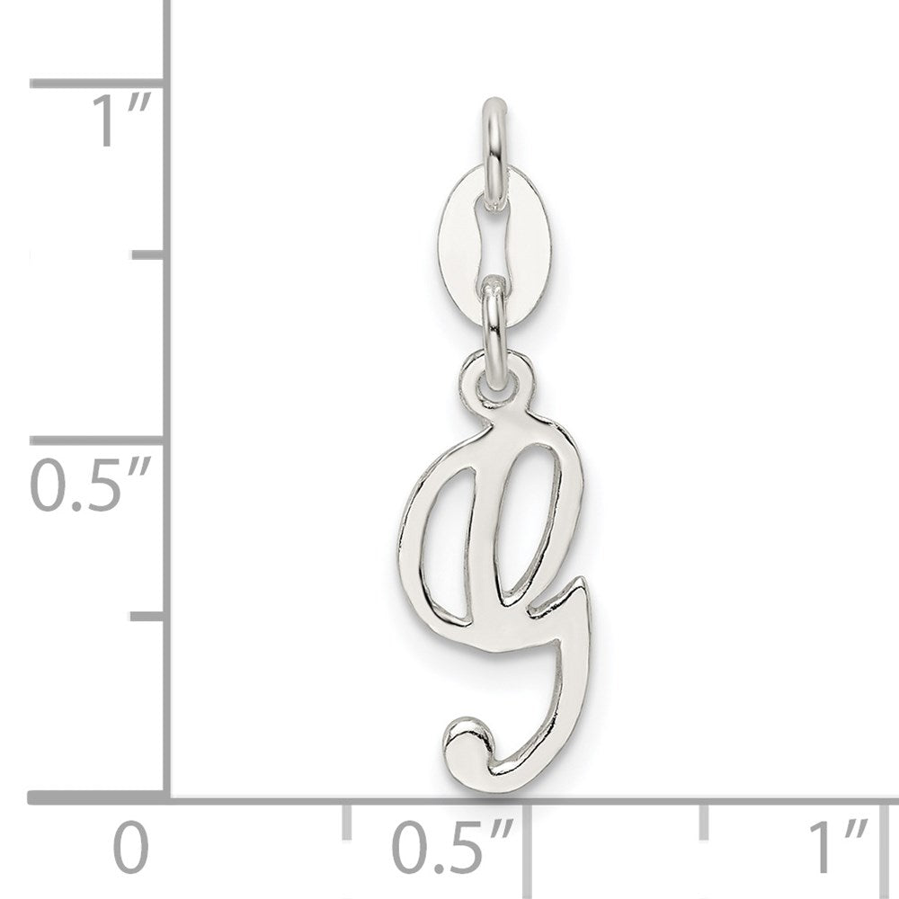 Sterling Silver Letter G Initial Charm