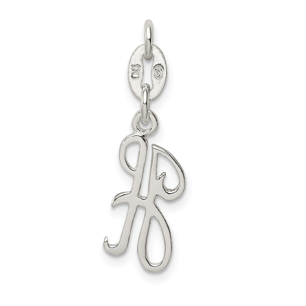 Sterling Silver Letter H Initial Charm