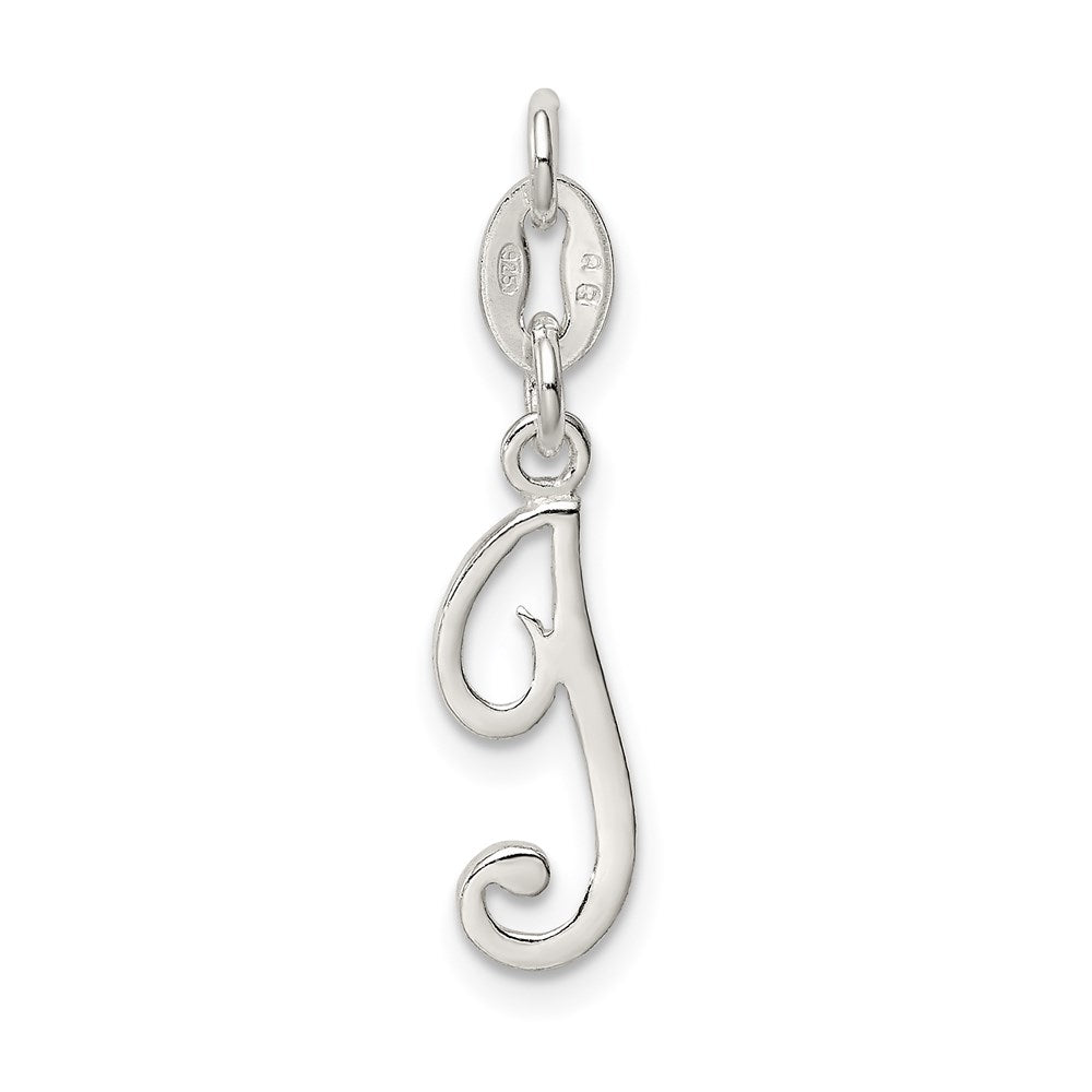 Sterling Silver Letter I Initial Charm