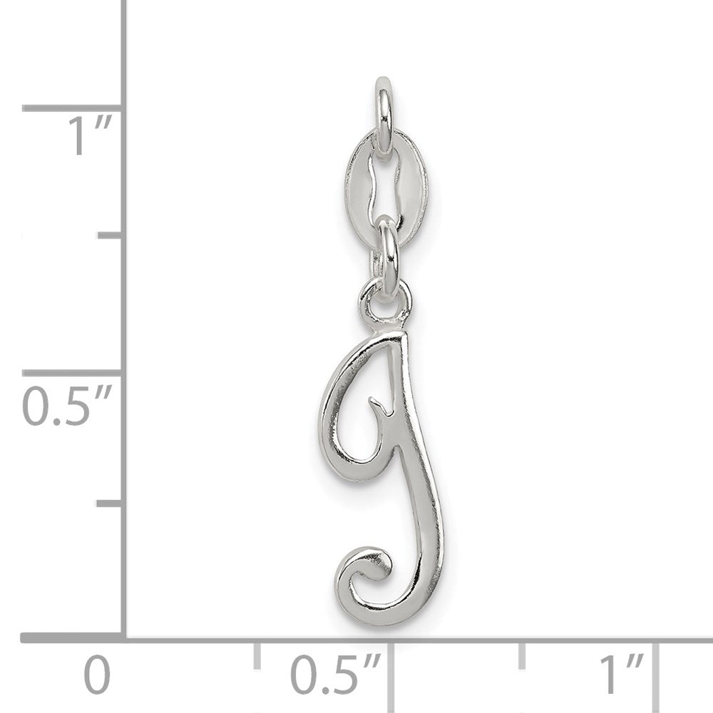 Sterling Silver Letter I Initial Charm