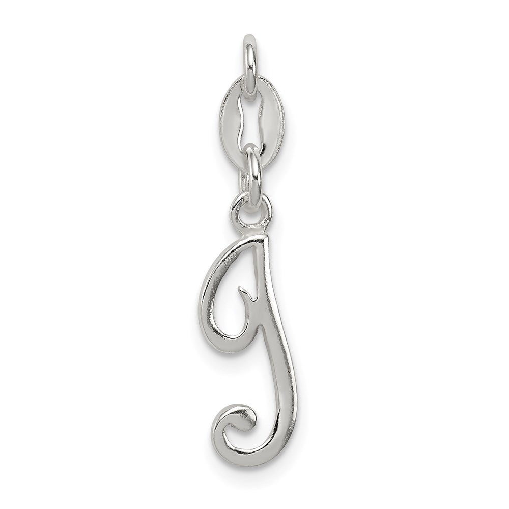 Sterling Silver Letter I Initial Charm