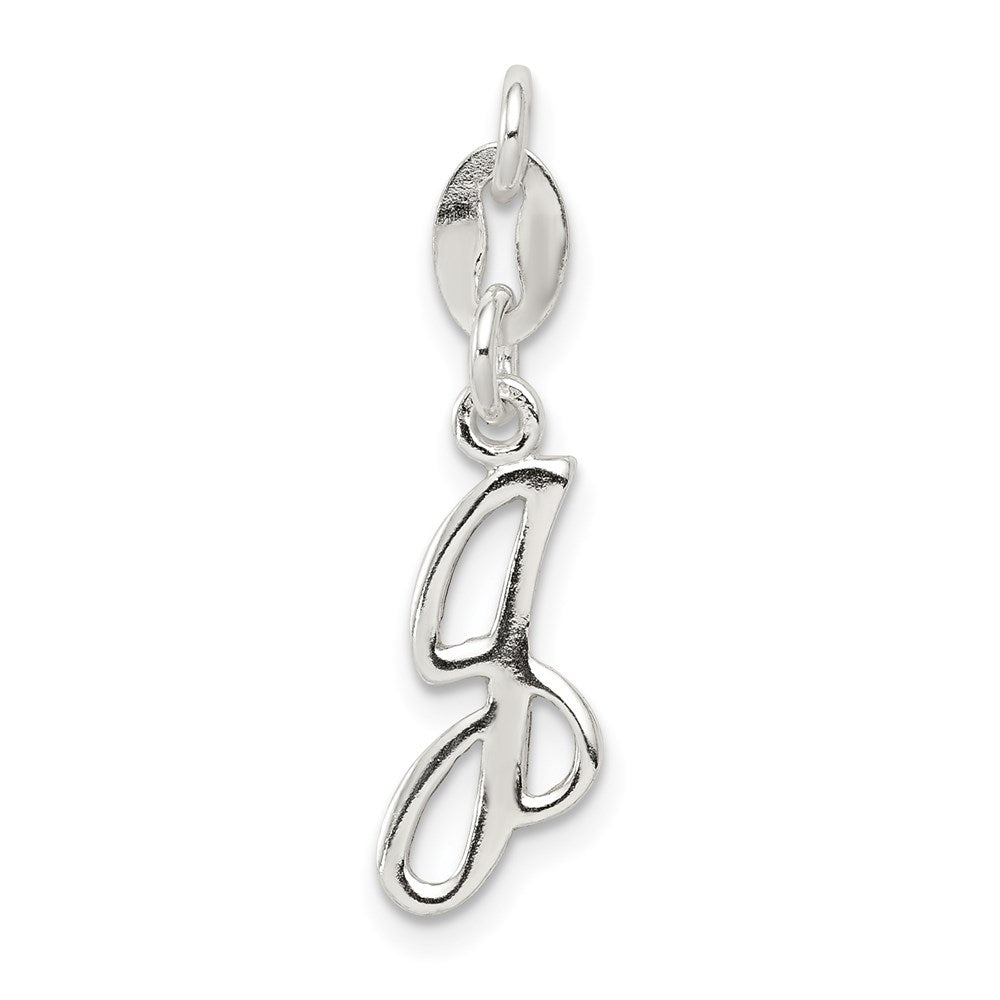 Sterling Silver Letter J Initial Charm