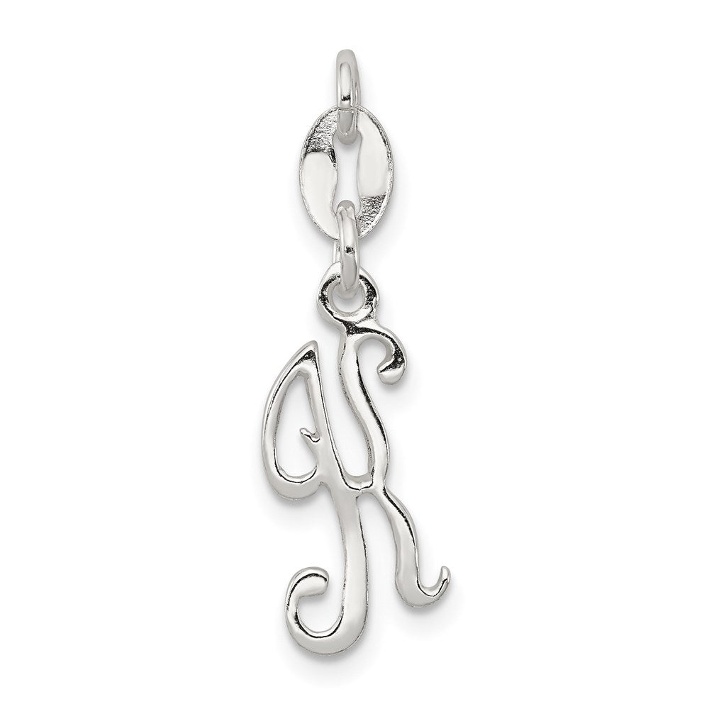 Sterling Silver Letter K Initial Charm