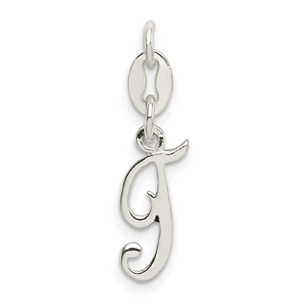 Sterling Silver Letter T Initial Charm