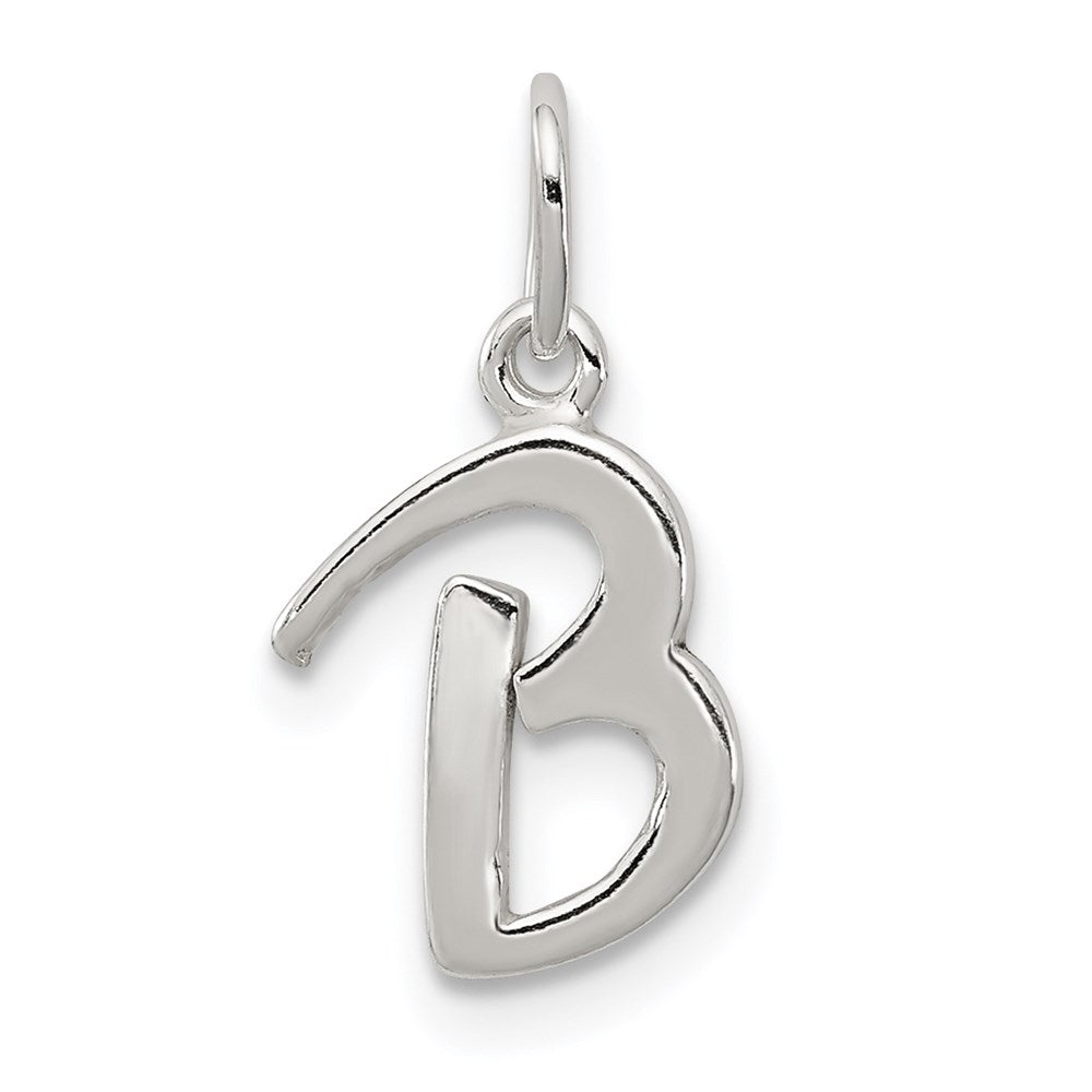 Sterling Silver Letter B Initial Charm