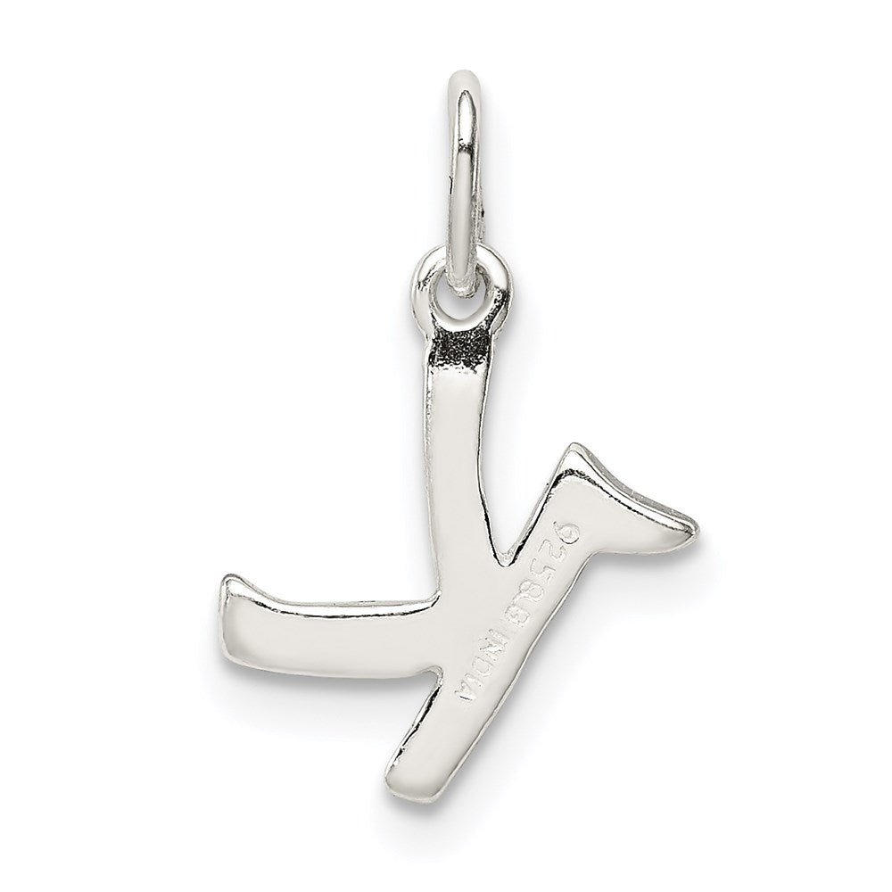 Sterling Silver Letter K Initial Charm