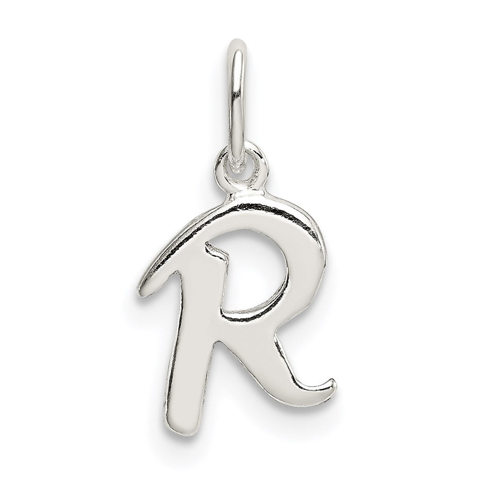 Sterling Silver Letter R Initial Charm