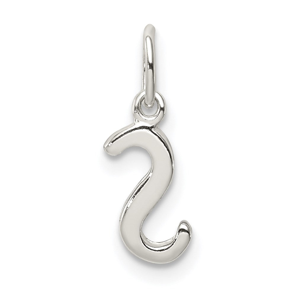 Sterling Silver Letter S Initial Charm