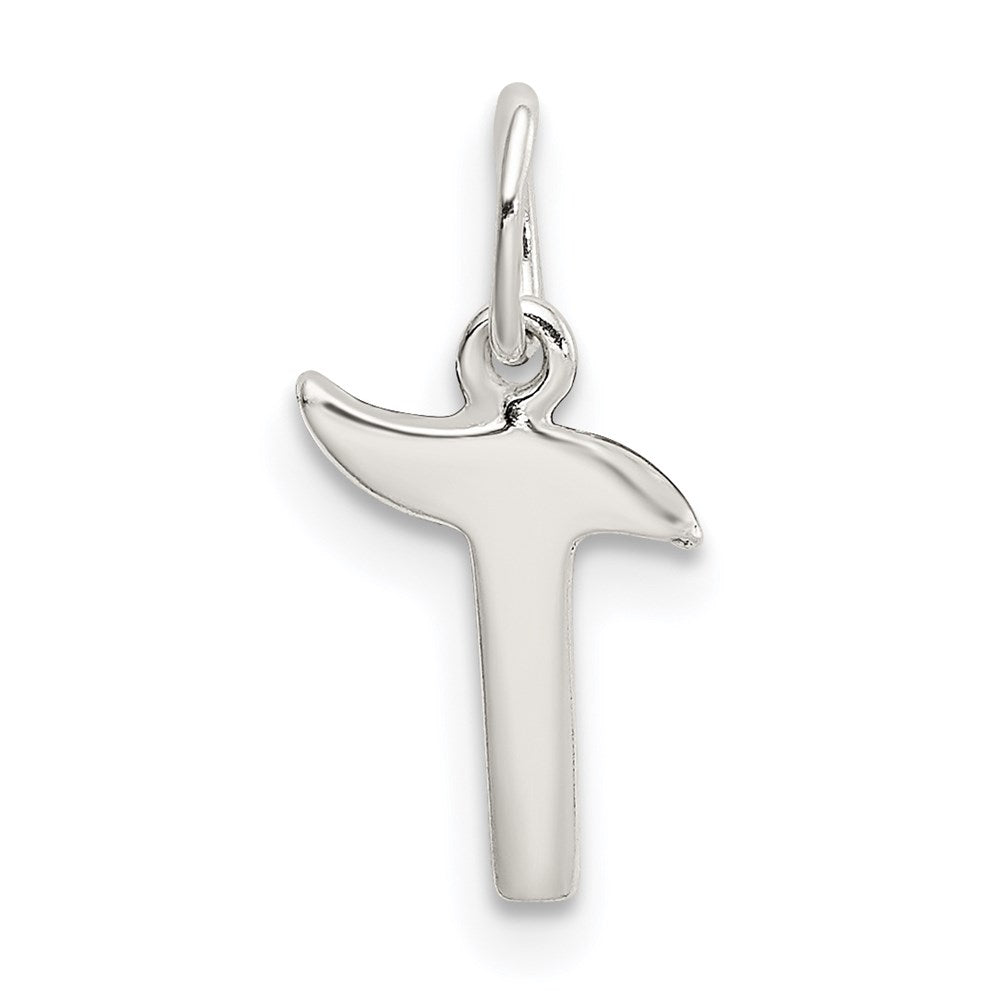 Sterling Silver Letter T Initial Charm