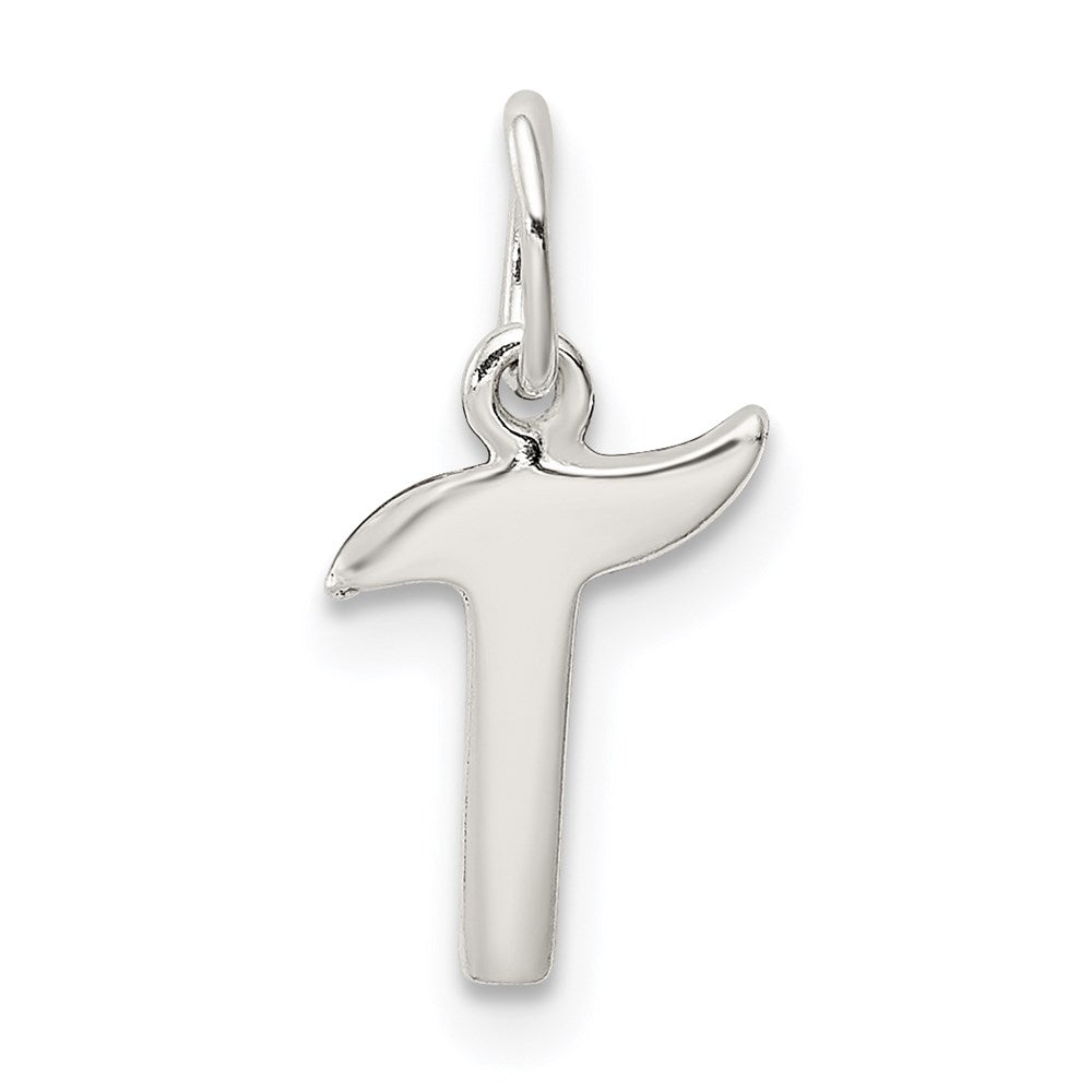 Sterling Silver Letter T Initial Charm