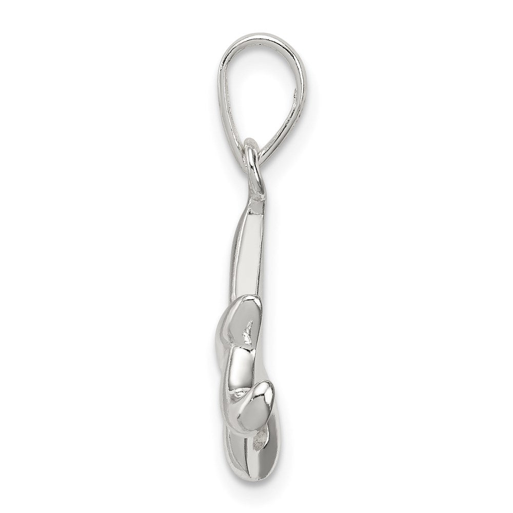 Sterling Silver Letter A Initial Pendant