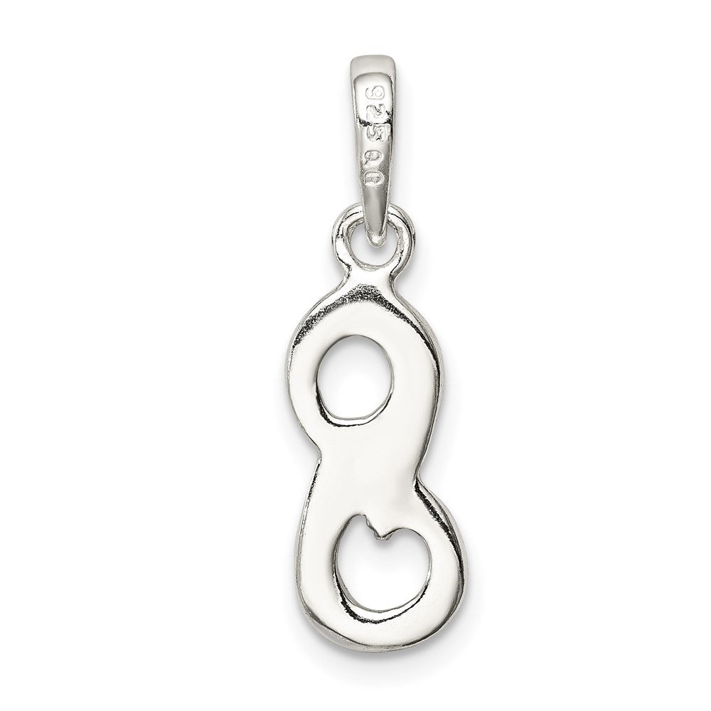 Sterling Silver Letter S Initial Pendant