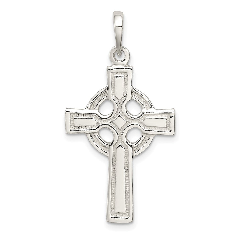 Sterling Silver Polished Cross Pendant